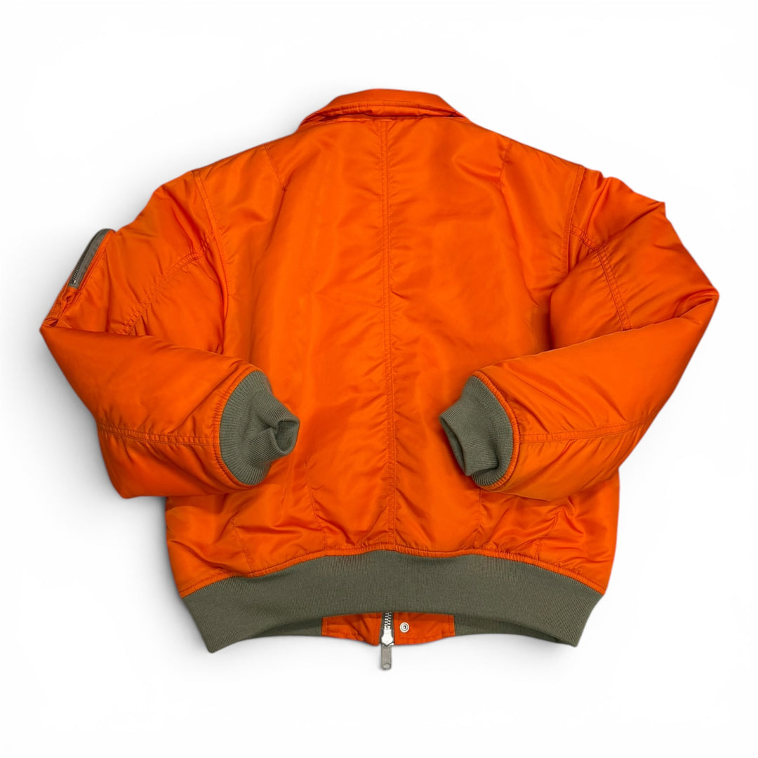 Aime Leon Dore Satin Bomber Jacket Orange (S)