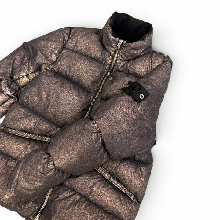 Stone Island Shadow Project Metallic Mist Copper Puffer (M)