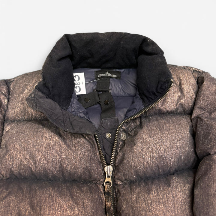 Stone Island Shadow Project Metallic Mist Copper Puffer (M)