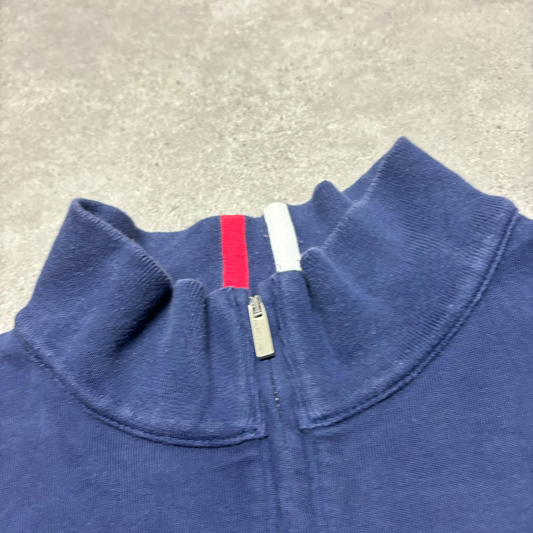 Vintage Polo Ralph Lauren Golf Navy Quarter Zip (XL)