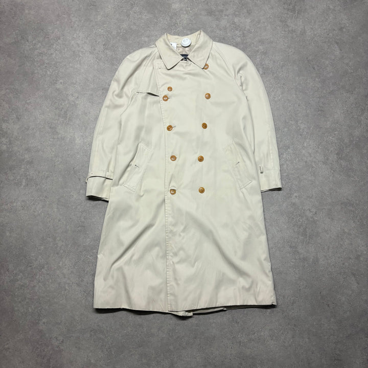 Vintage Burberry Cream Trench Coat (M)