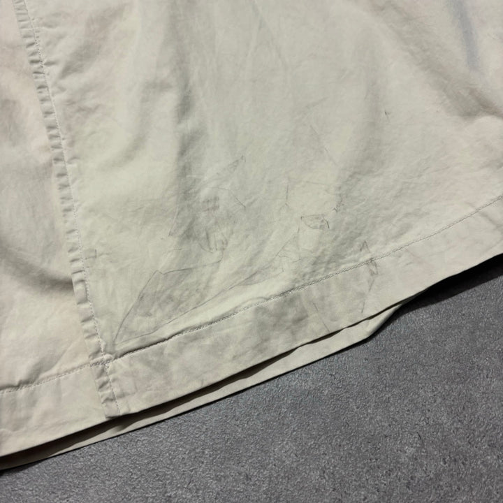 Vintage Polo Ralph Lauren Cream Trench Coat (XL)