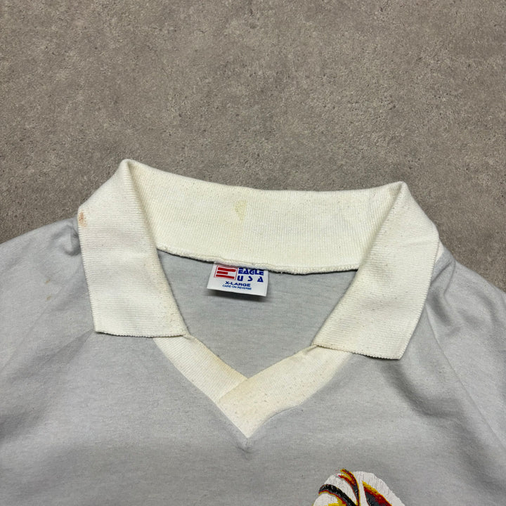 80's Vintage Bob Marley Light Blue Graphic T-Shirt (XL)