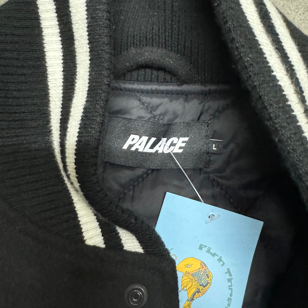 Palace Seoul Exclusive Black Varsity Jacket (L)