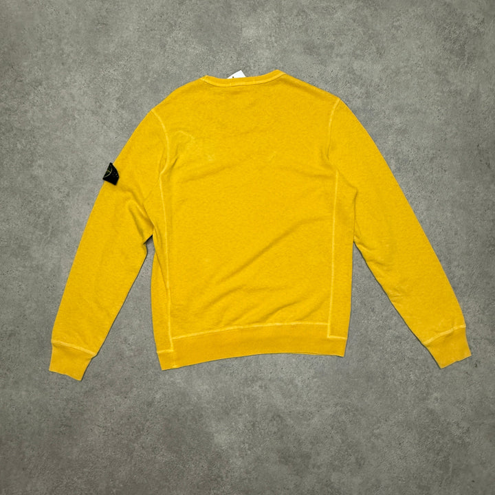 Vintage Stone Island  Jumper Size M Yellow