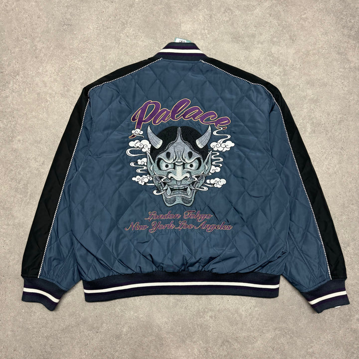 Palace Festival Bomber Blue Jacket (XL)