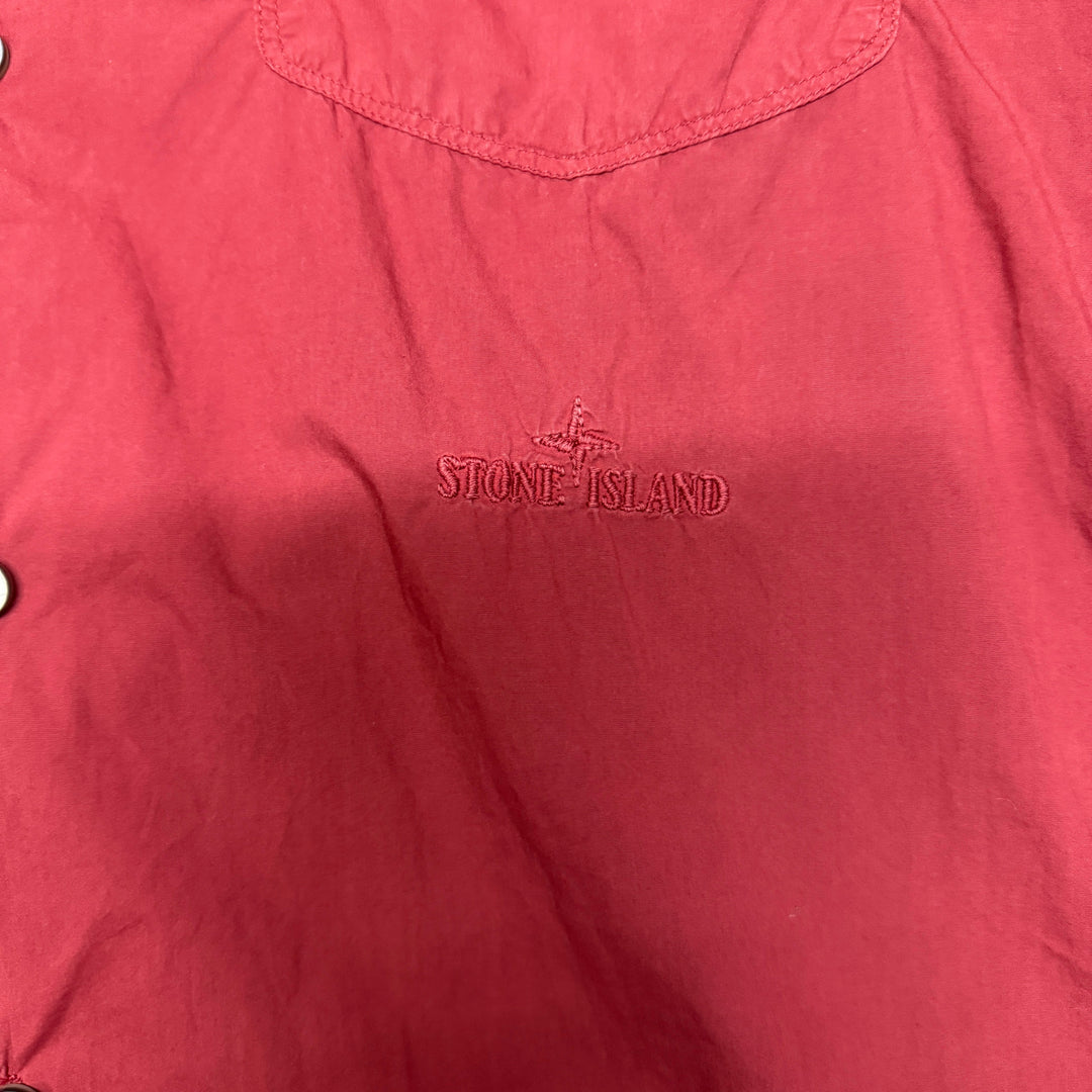 Vintage Stone Island Shirt Size L Red