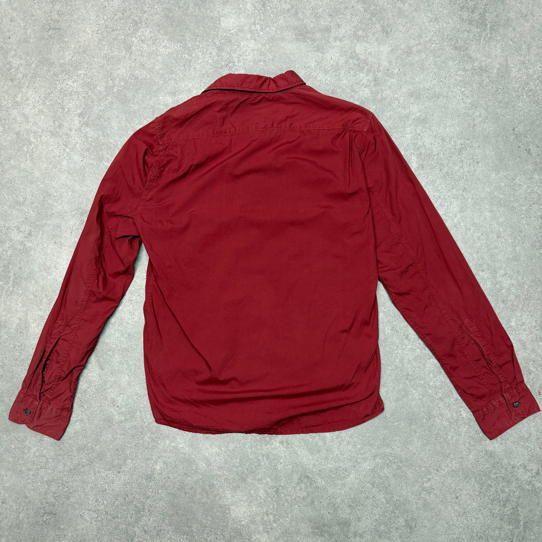 Vintage Stone Island Shirt Size L Red