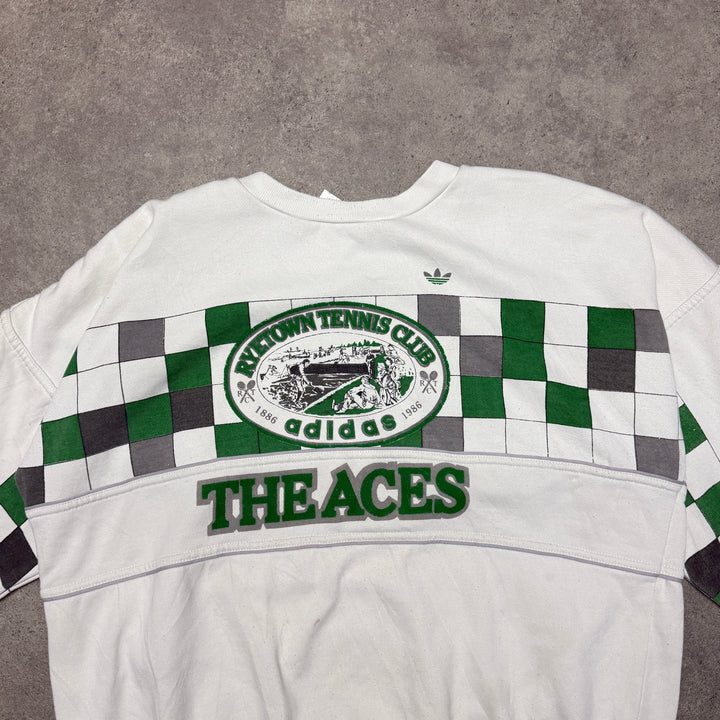 Adidas 80’s Ryetown Tennis Club Vintage Sweatshirt Size L