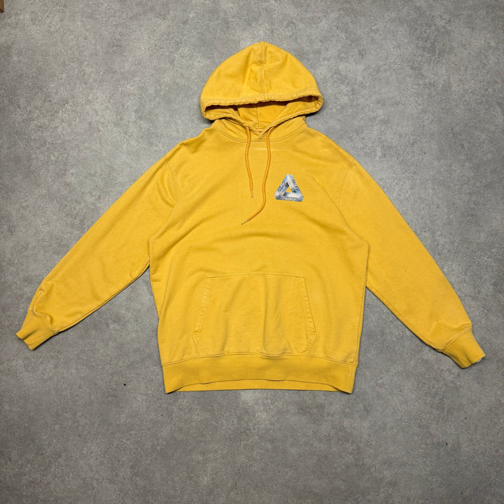 Palace Hoodie Big Print Size XL Yellow