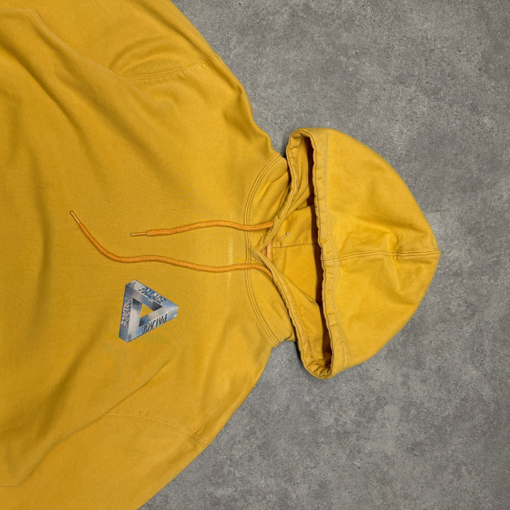Palace Hoodie Big Print Size XL Yellow