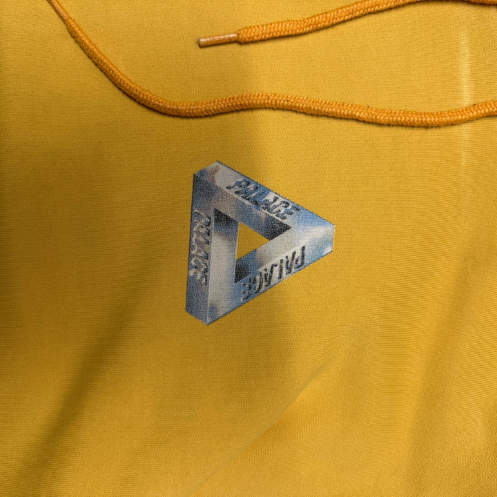 Palace Hoodie Big Print Size XL Yellow