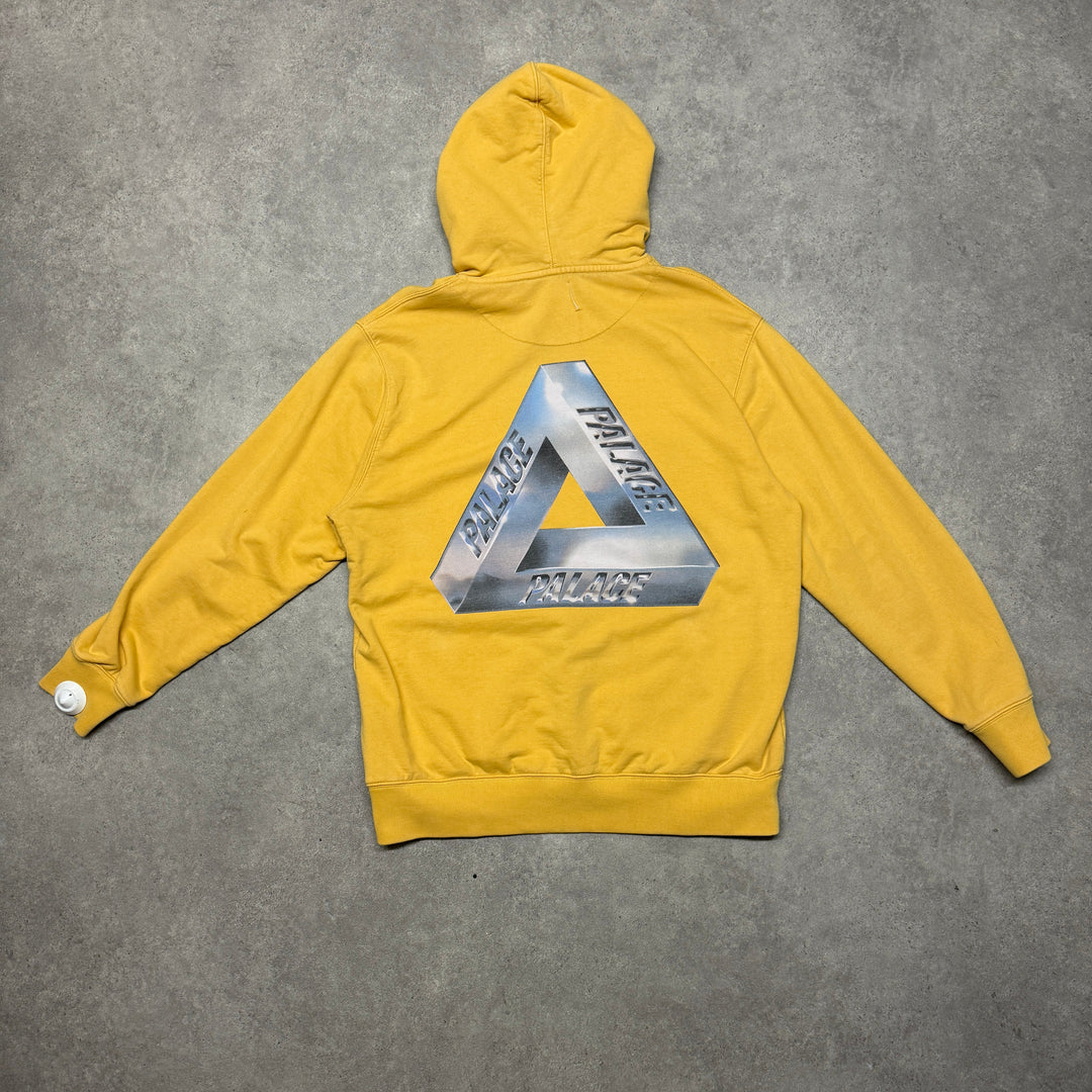 Palace Hoodie Big Print Size XL Yellow