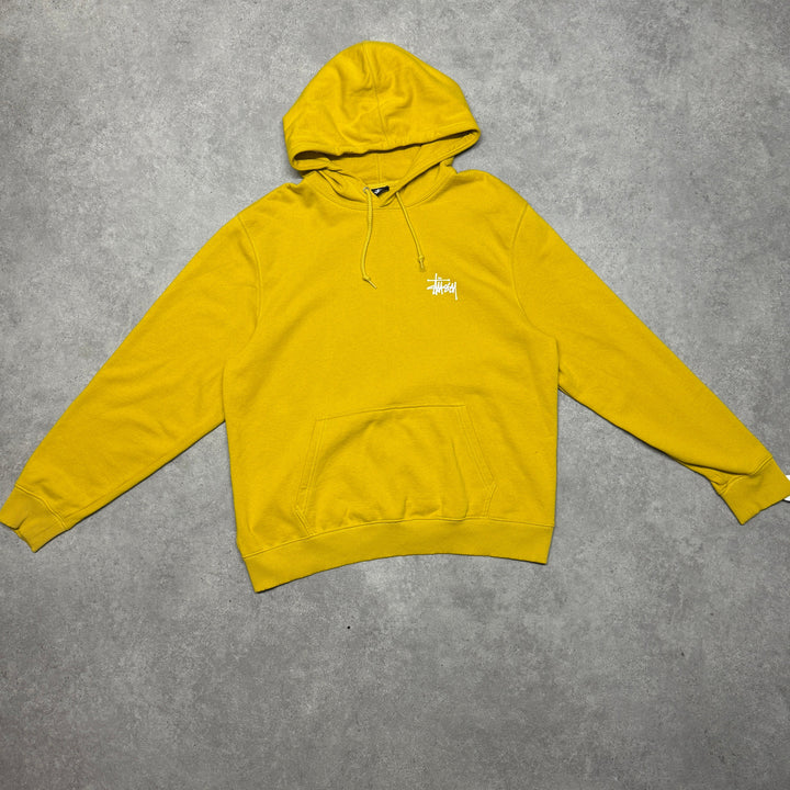 Stussy Hoodie Size XL Mustard