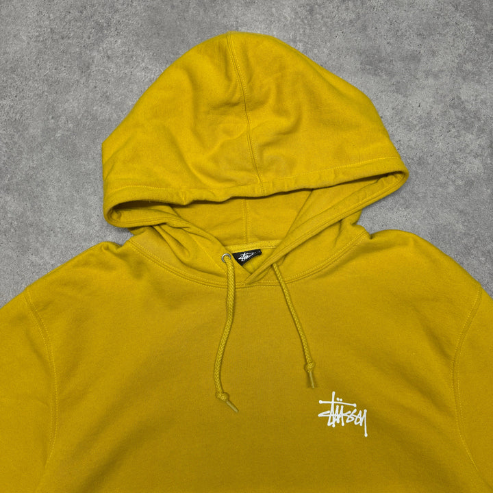 Stussy Hoodie Size XL Mustard