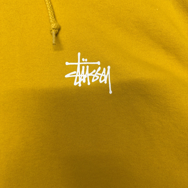 Stussy Hoodie Size XL Mustard