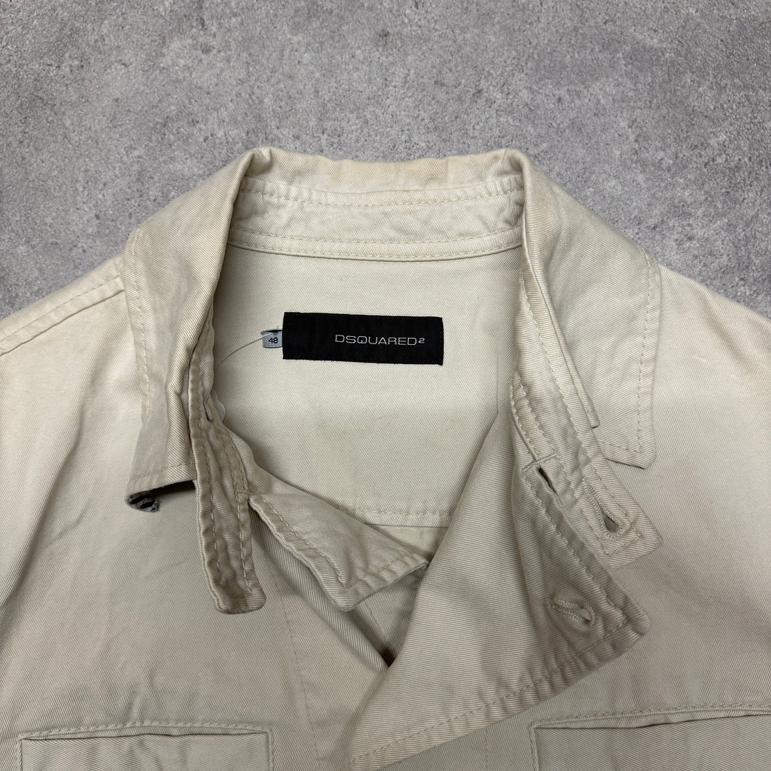 DSQUARED2 Denim Jackets Size M Cream