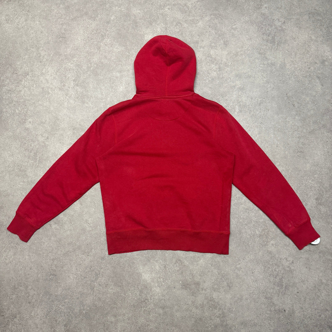 Nike Hoodie Big Logo Size M Red