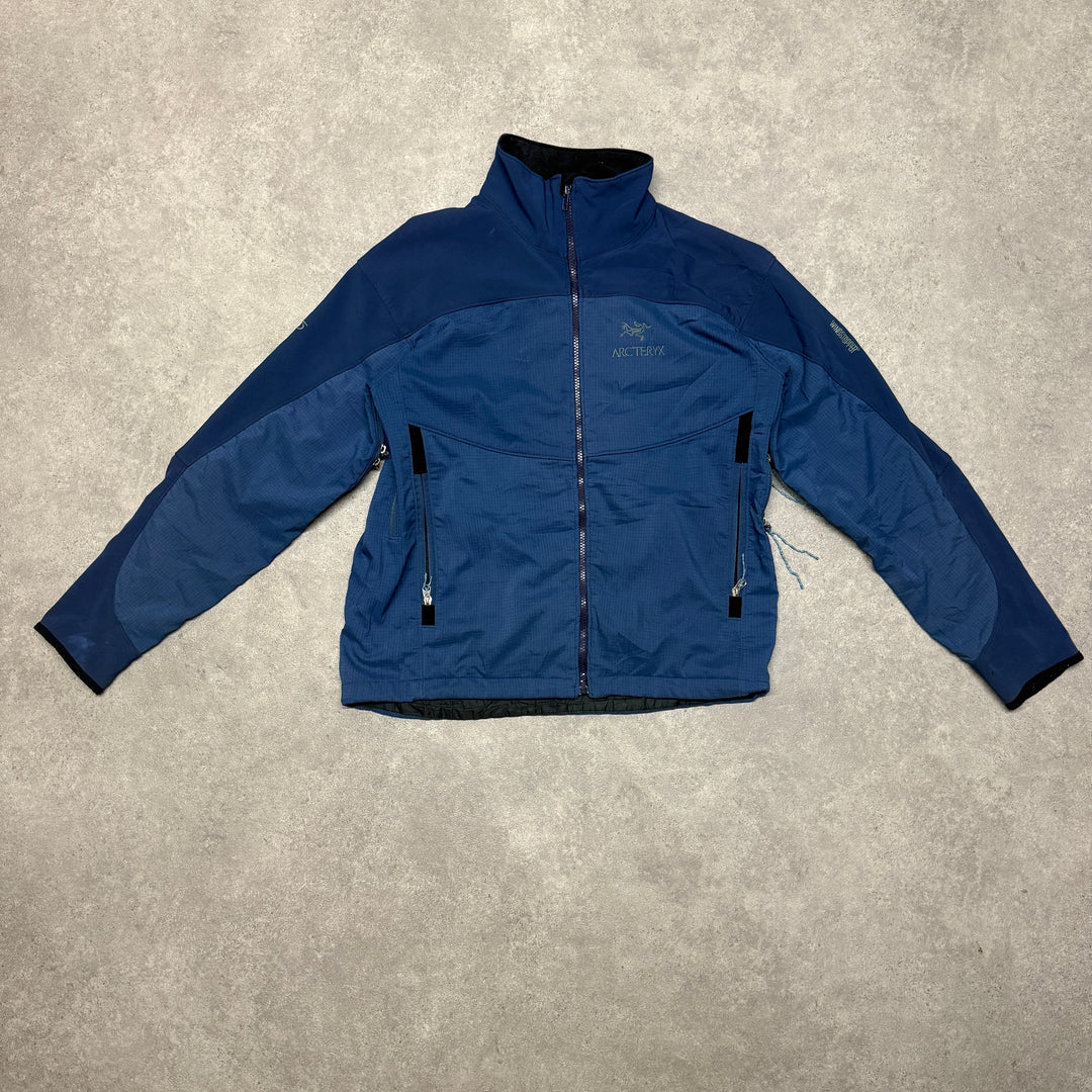 Arcteryx Windstopper Jacket Size L Navy