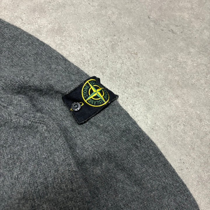 Vintage Stone Island AW 2010 Zip Up Hooded Jumper Grey (L)