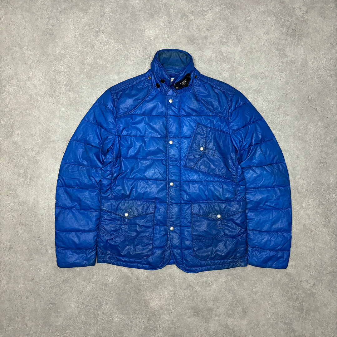 Vintage CP Company Neck Tag Blue Down Puffer Jacket (L)