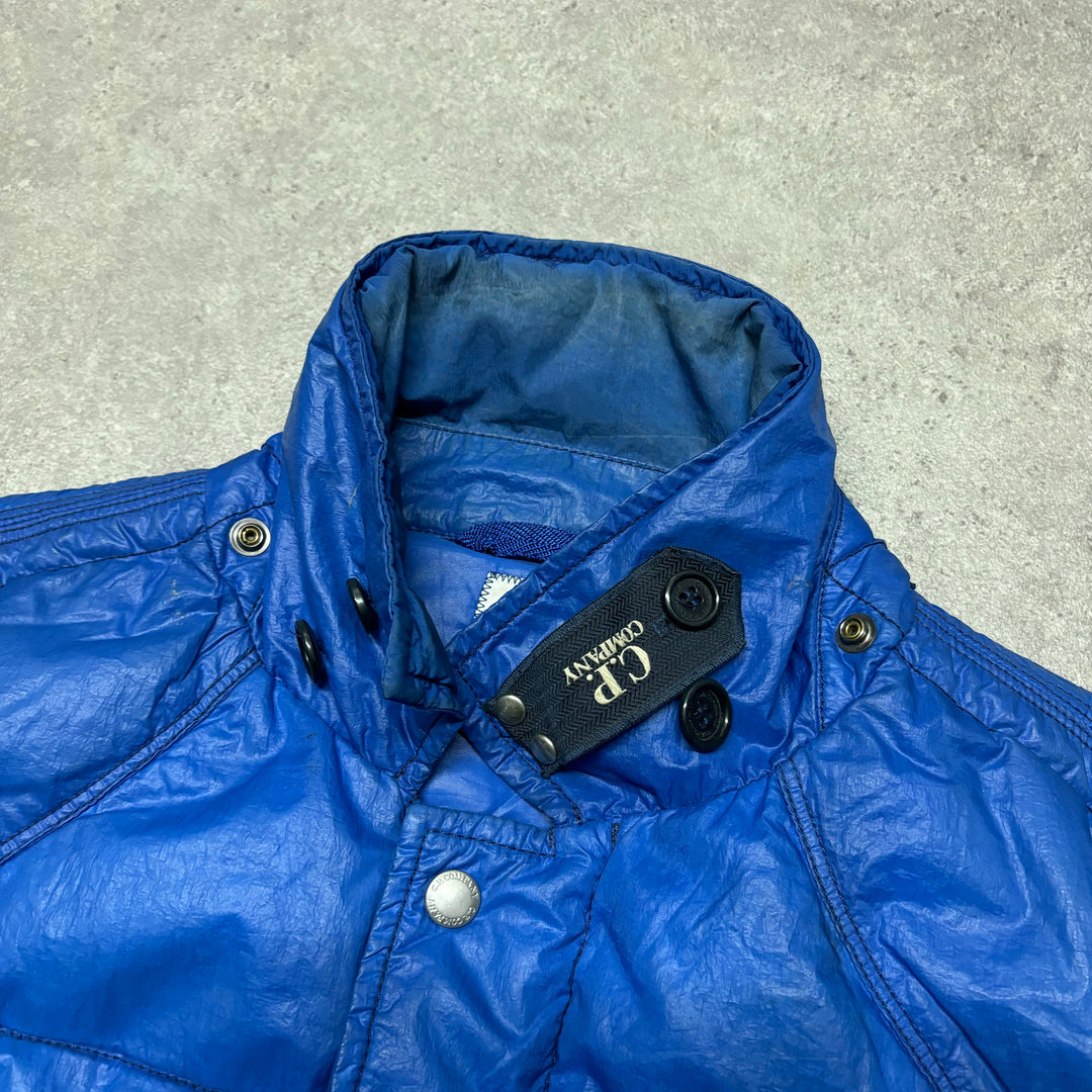 Vintage CP Company Neck Tag Blue Down Puffer Jacket (L)