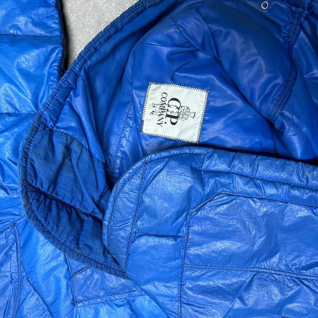 Vintage CP Company Neck Tag Blue Down Puffer Jacket (L)