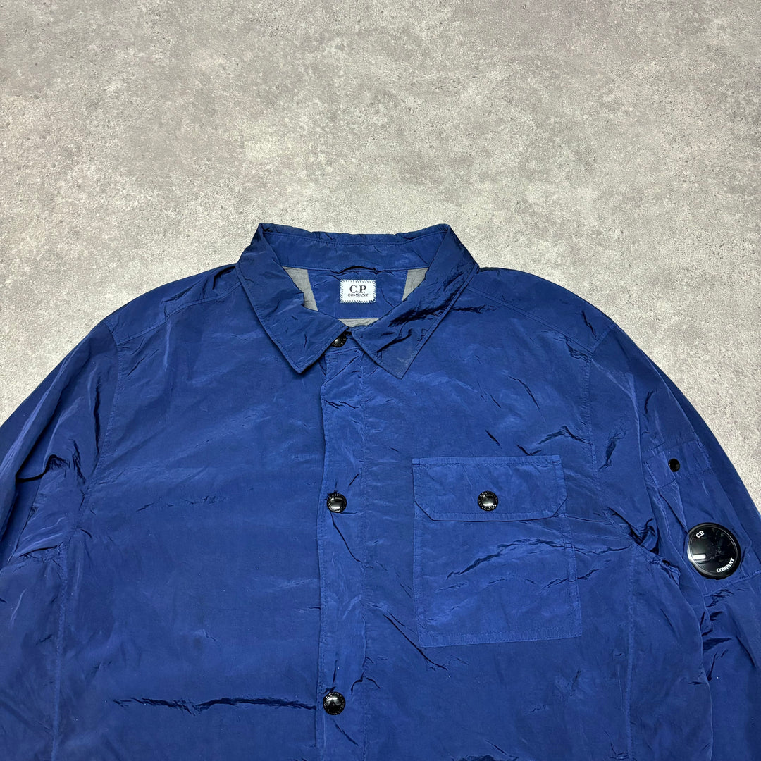 Vintage CP Company Chrome Blue Lightweight Jacket (L)