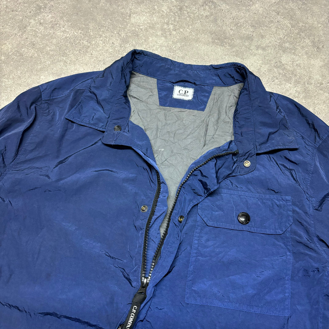 Vintage CP Company Chrome Blue Lightweight Jacket (L)