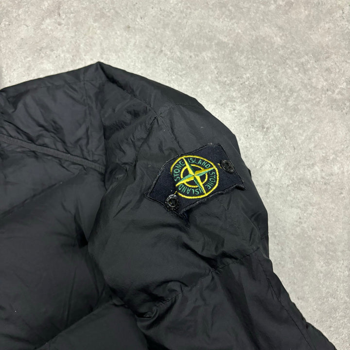 Vintage Stone Island A/W 2007 Opaque Nylon Tela Down Mesh Jacket (M)