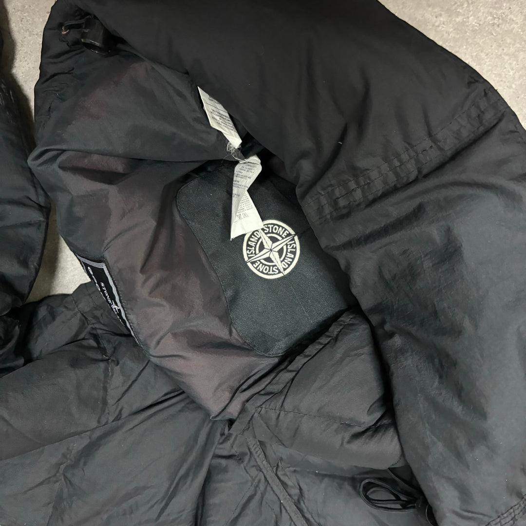 Vintage Stone Island A/W 2007 Opaque Nylon Tela Down Mesh Jacket (M)