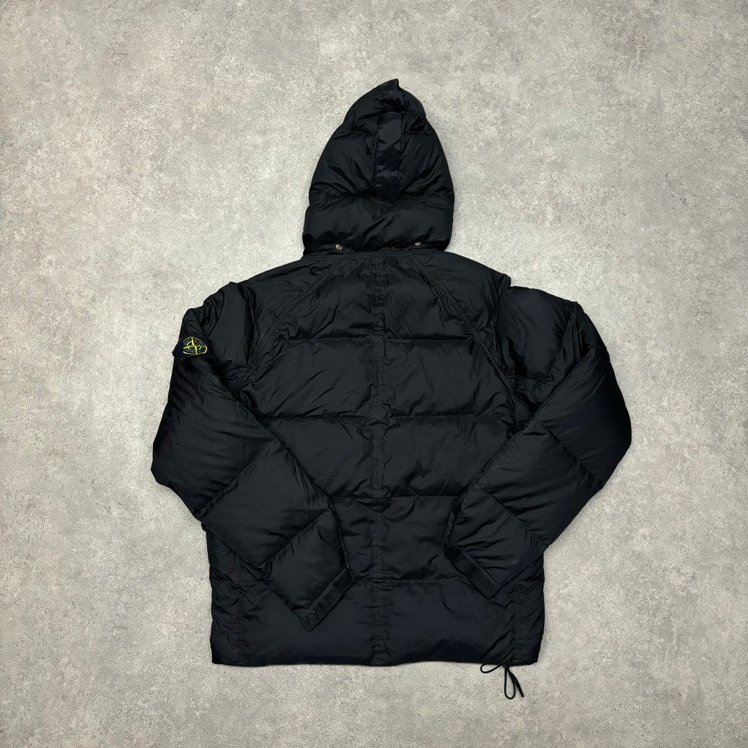 Vintage Stone Island A/W 2007 Opaque Nylon Tela Down Mesh Jacket (M)