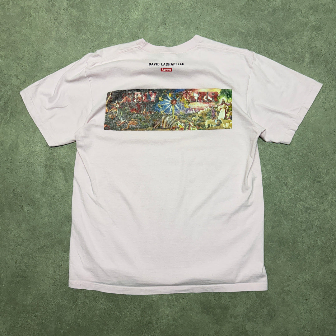 Supreme Holly War T-Shirt Size M Pink