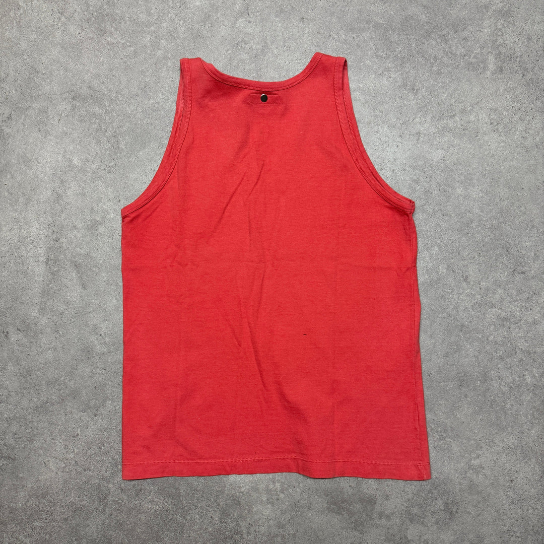 Stone Island Marina Vest Top Size S Red
