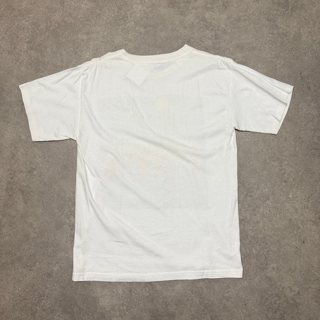 Vintage Life is Fresh Graphic T-shirt Size L White