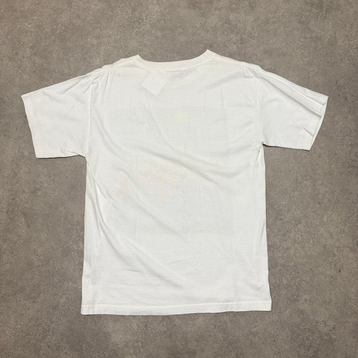 Vintage Life is Fresh Graphic T-shirt Size L White