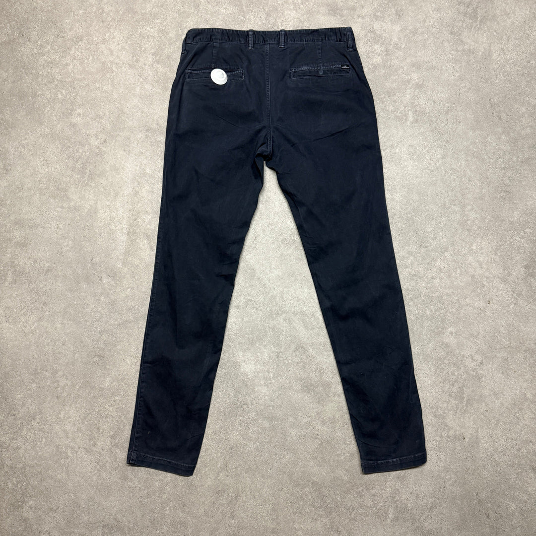 Stone Island Straight Fit Trousers Size(36X34) Navy