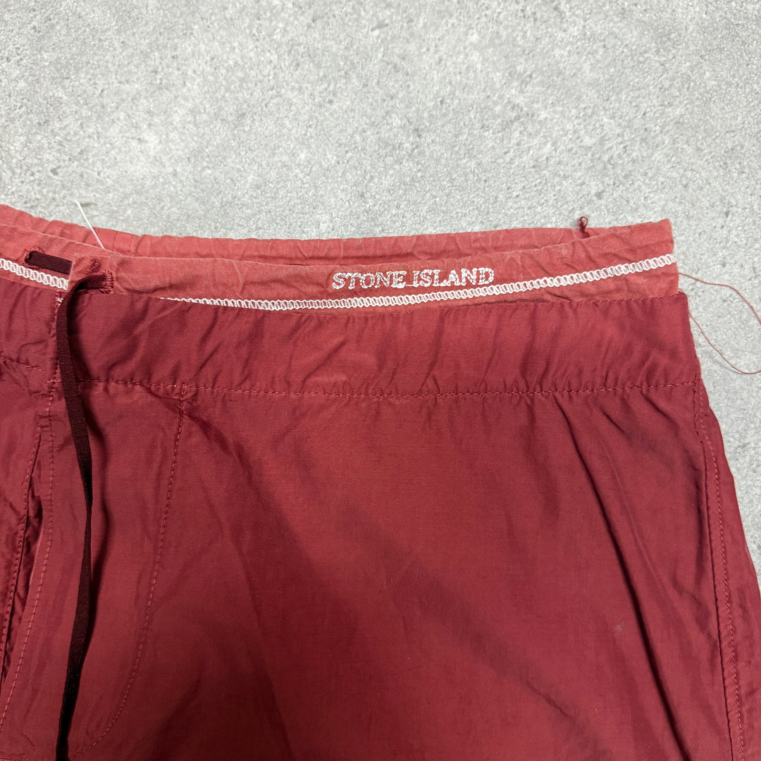 Vintage Stone Island Short Size (30X15) Burgundy