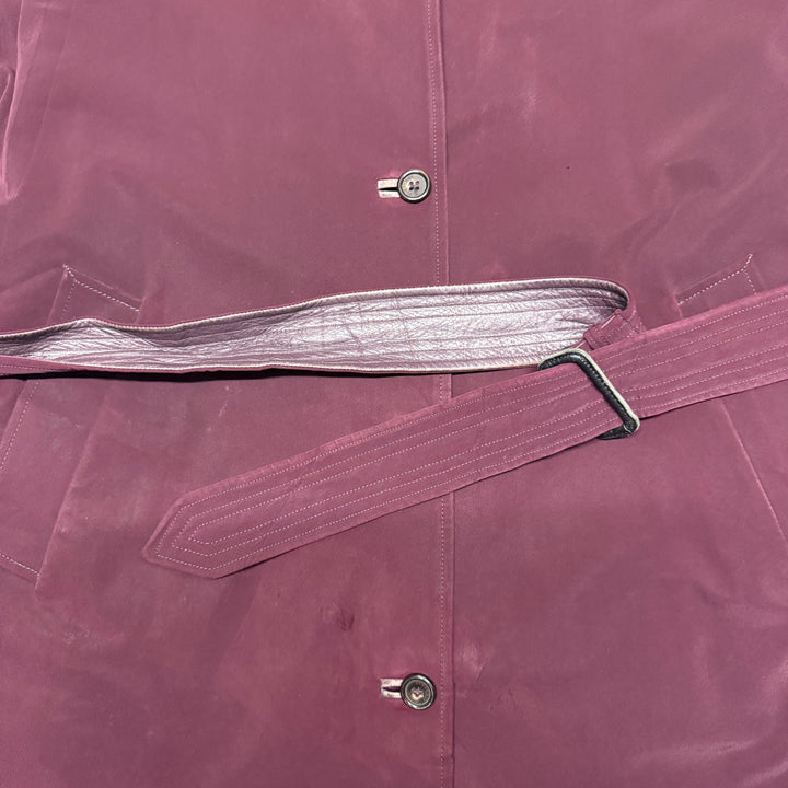 Burberry Trench Coat  With Lined Burgundy  Size M Beige