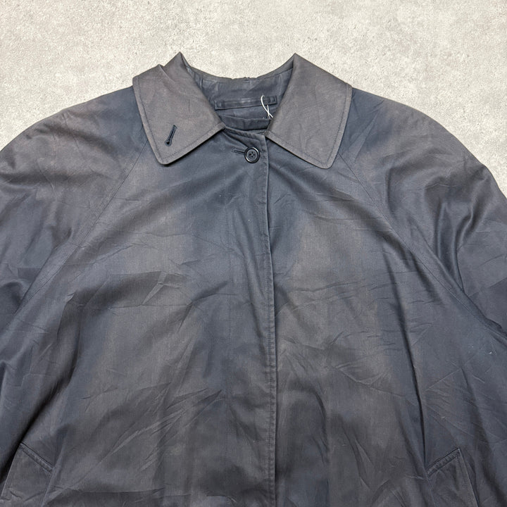 Vintage Burberry Trench Coat Size XL Navy