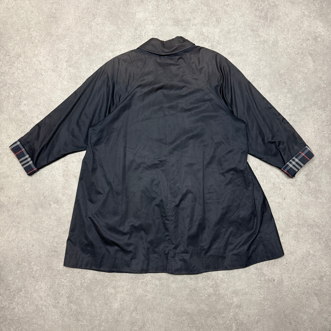 Vintage Burberry Trench Coat Size XL Navy