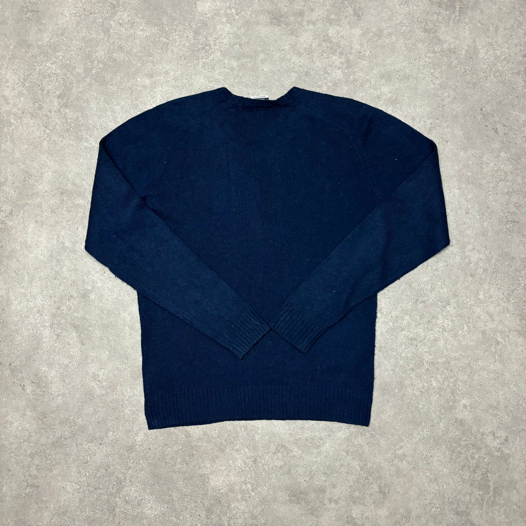 Vintage Nike Golf Navy Crewneck Knitted Sweater (M)