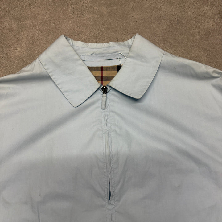 Burberry Harrington Jacket Size M Light Blue