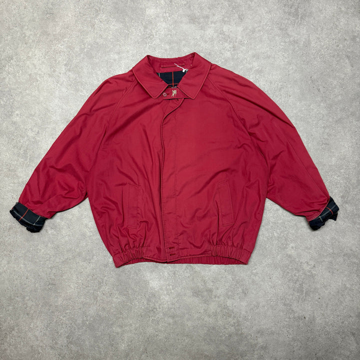 Burberry Harrington Jacket Size XL Burgundy