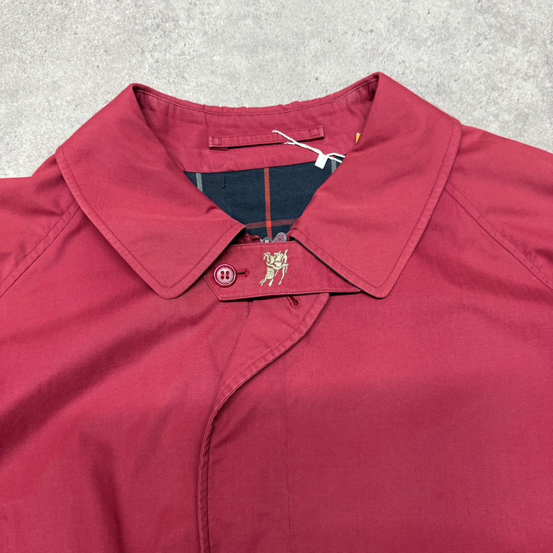 Burberry Harrington Jacket Size XL Burgundy