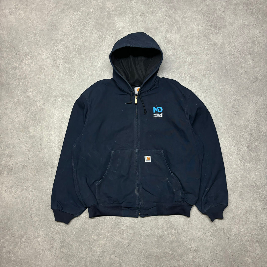 Vintage Carhartt Navy Active Jacket (XXL)