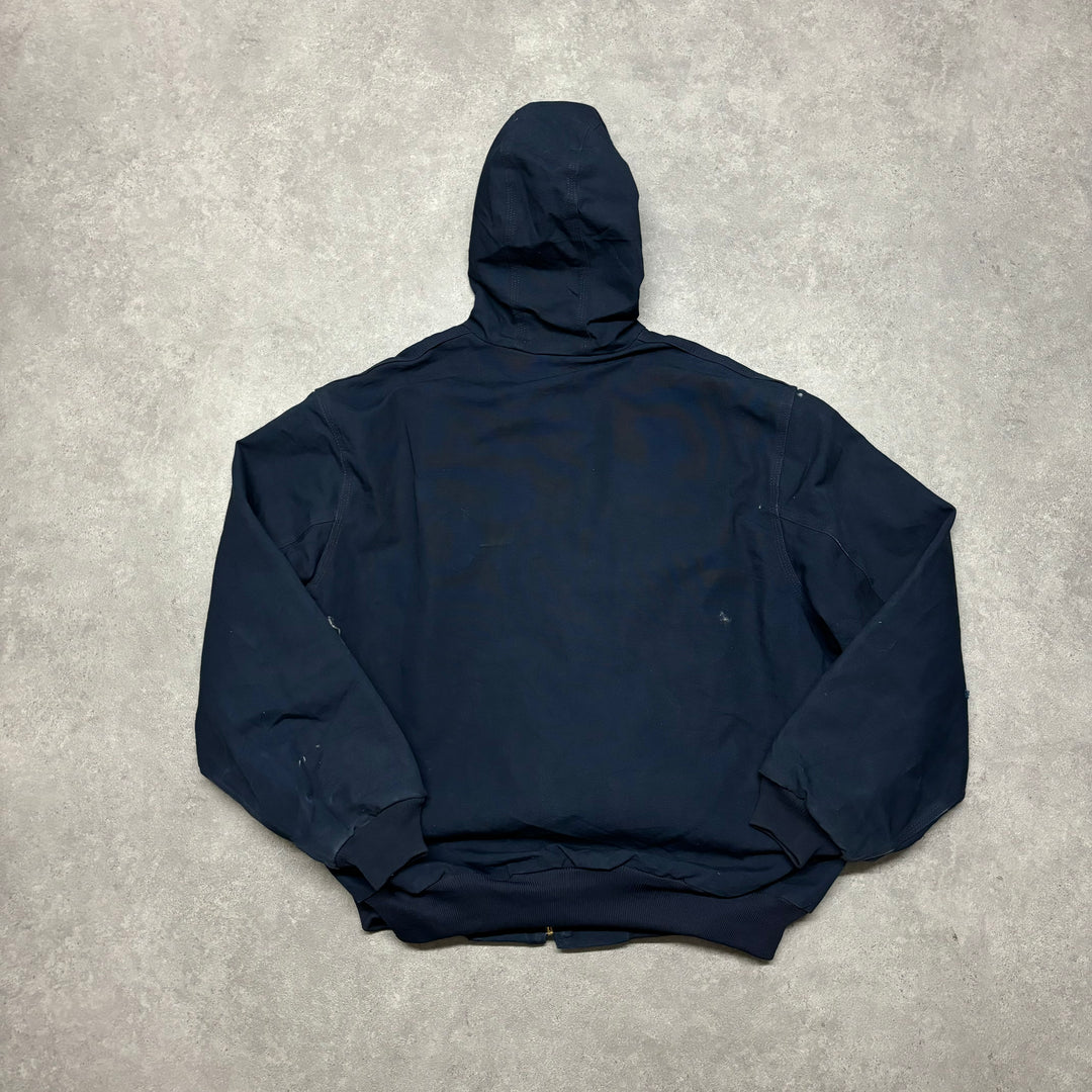 Vintage Carhartt Navy Active Jacket (XXL)