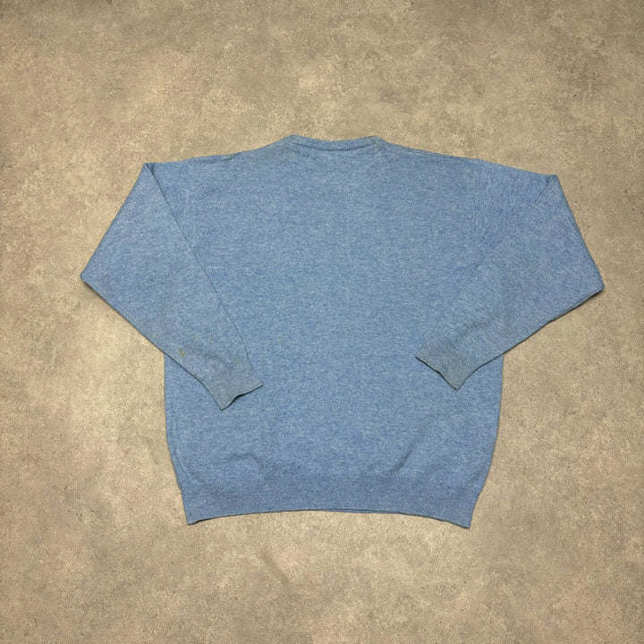 Vintage Burberry Baby Blue Knitted Jumper (L)