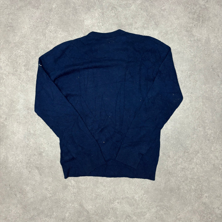 Vintage Nike Golf Navy Crewneck Knitted Sweater (M)