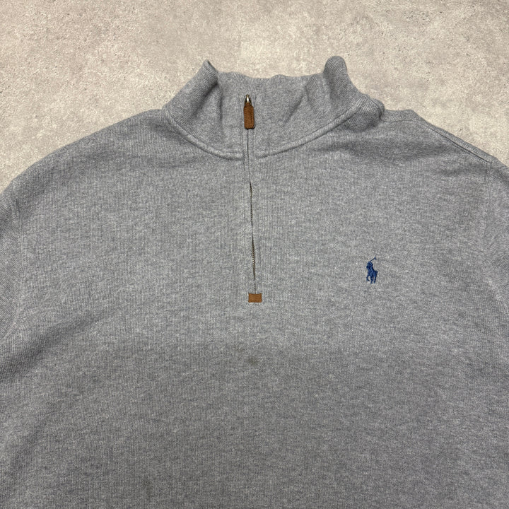 Polo Ralph Lauren Quarter Zip Size 2XL Grey